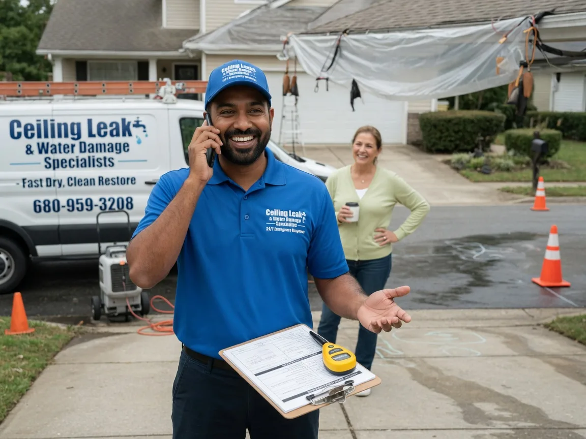Ceiling Leak Cleanup Beech Island, SC FAQs